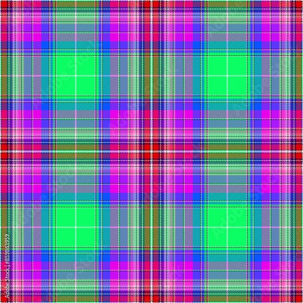 Fototapeta Plaid pattern,Tatan colored seamless pattern,EPS 10.