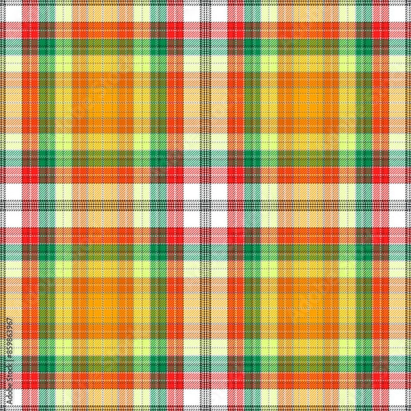 Fototapeta Plaid pattern,Tatan colored seamless pattern,EPS 10.