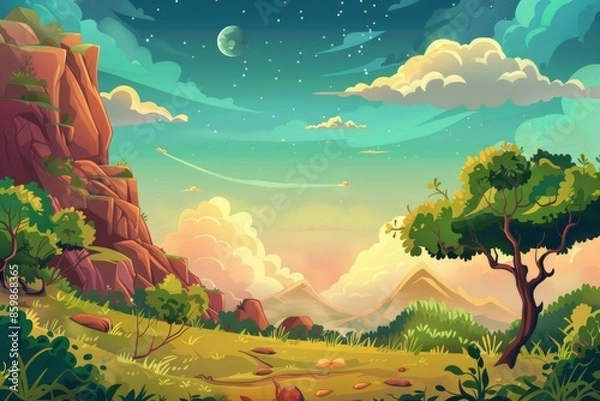 Fototapeta Visually appealing scenes for branding needs