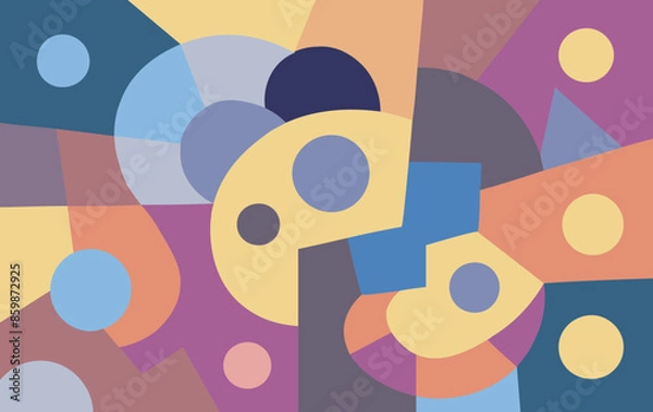 Obraz colorful abstract geometric art