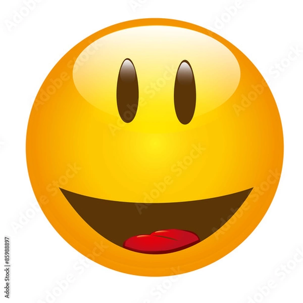 Fototapeta Smiley lacht