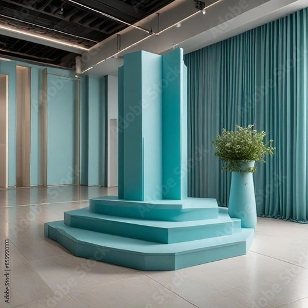 Fototapeta columns in a row