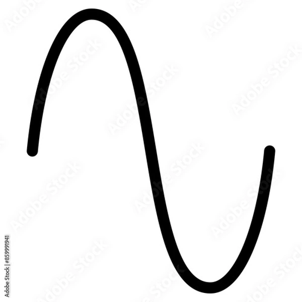 Obraz Sine Icon