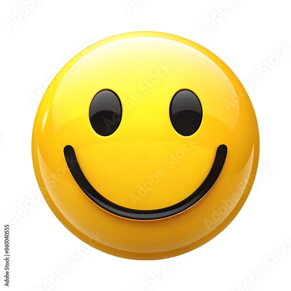 Fototapeta smiley face symbol on transparent background