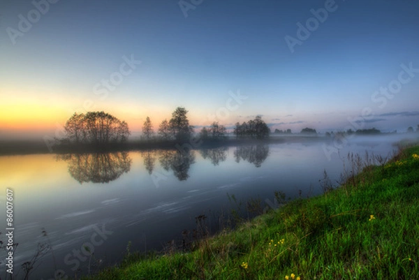 Obraz Туман на закате