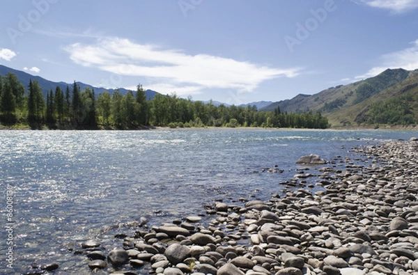 Obraz Katun river, Russia