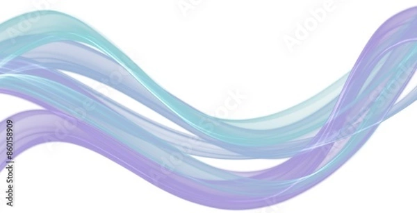 Fototapeta abstract color wave multicolor background line gradient ribbon smooth 