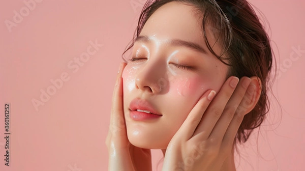 Obraz スキンケア 女性 美容コンセプト