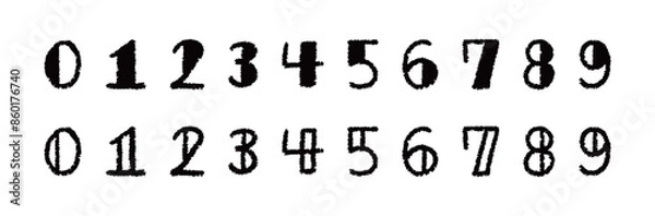 Obraz 手書きの数字