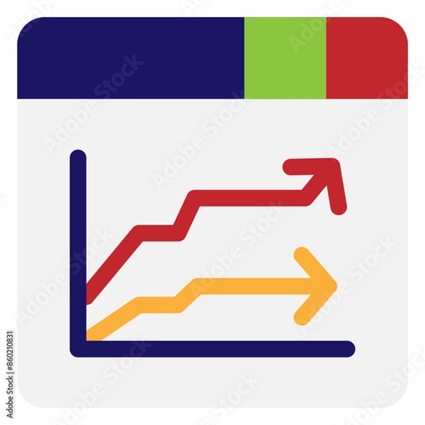 Fototapeta Graph Chart Analytics