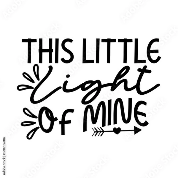 Obraz This Little Light of Mine SVG Design