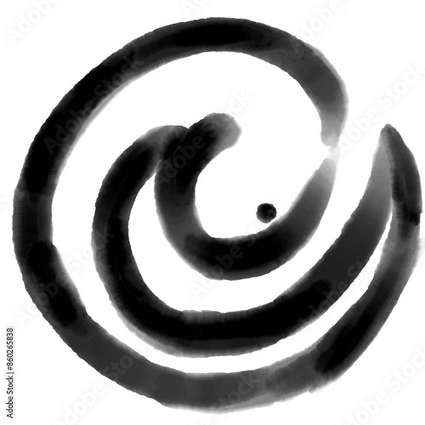 Fototapeta 丸まっている白蛇