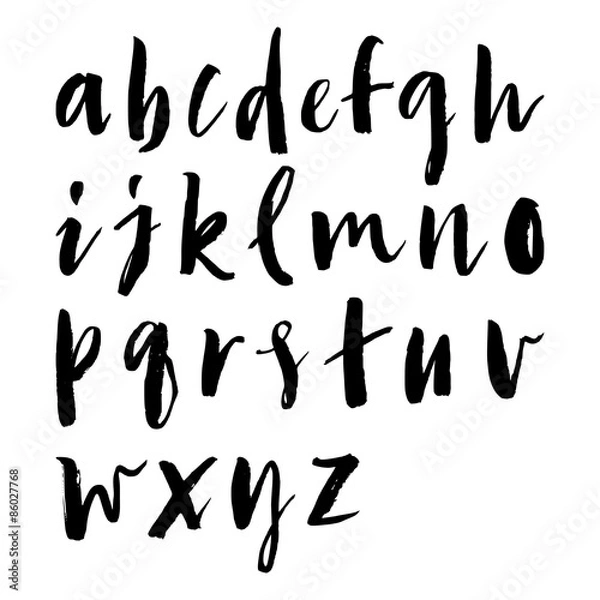 Fototapeta Seamless pattern letters