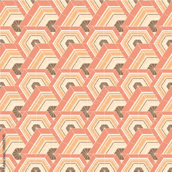 Obraz The pattern of hexagons