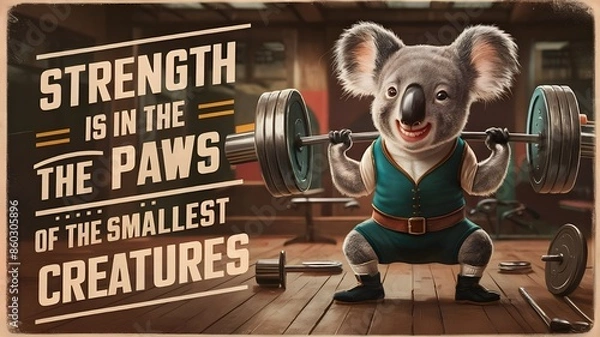 Fototapeta weight training equipment