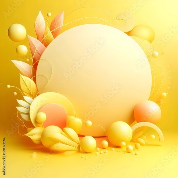 Obraz Yellow background