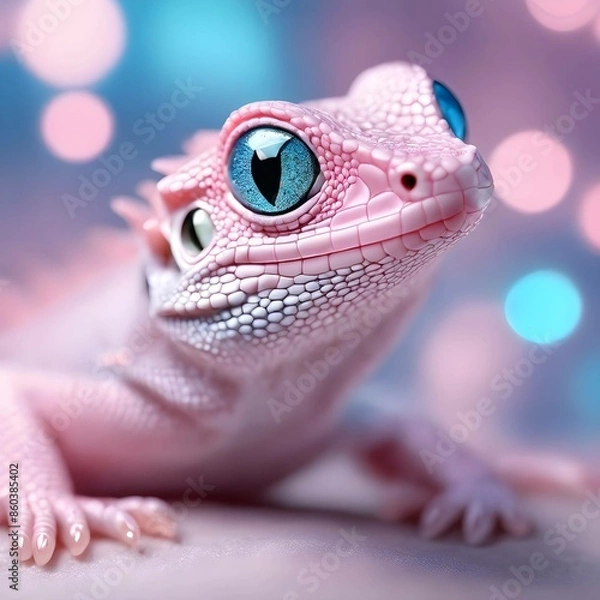 Fototapeta bearded dragon lizard