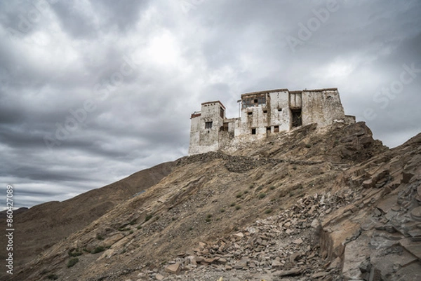 Obraz Nyoma Monastery, Himalayas mountains, Ladakh, India