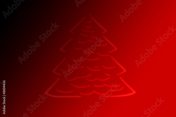 Fototapeta Christbaum Hintergrund