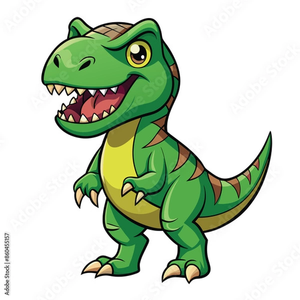 Fototapeta dinosaur color drawing eps file. eps