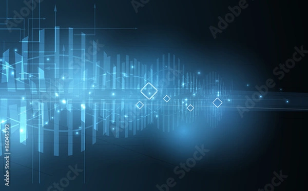 Obraz New Technology business background