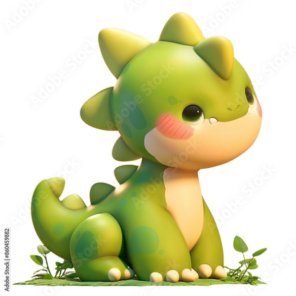 Obraz Cute Dinosaur 3D Illustration