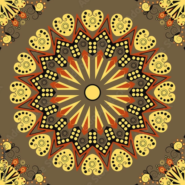 Fototapeta Abstract patterned background