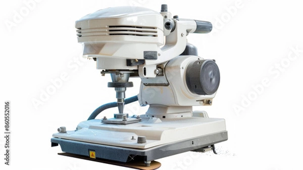 Fototapeta Sanding machine for smoothing surfaces isolated on white background