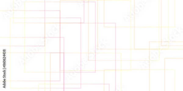 Fototapeta Abstract background colorful technology modern background design. Vector abstract futuristic architecture concept with digital geometric connection multi lines. white paper texture and business ,card,