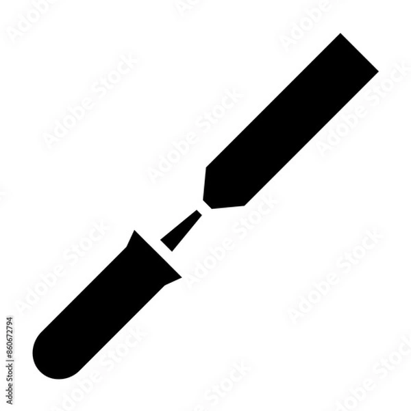 Fototapeta Vector Design Ice Chisel Icon Style