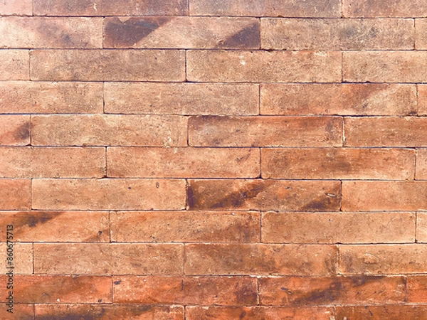Obraz old red brick wall