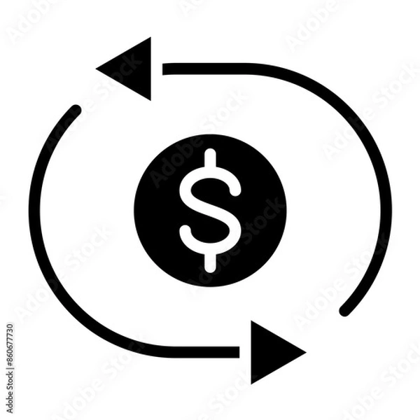 Obraz Vector Design Share Buyback Icon Style