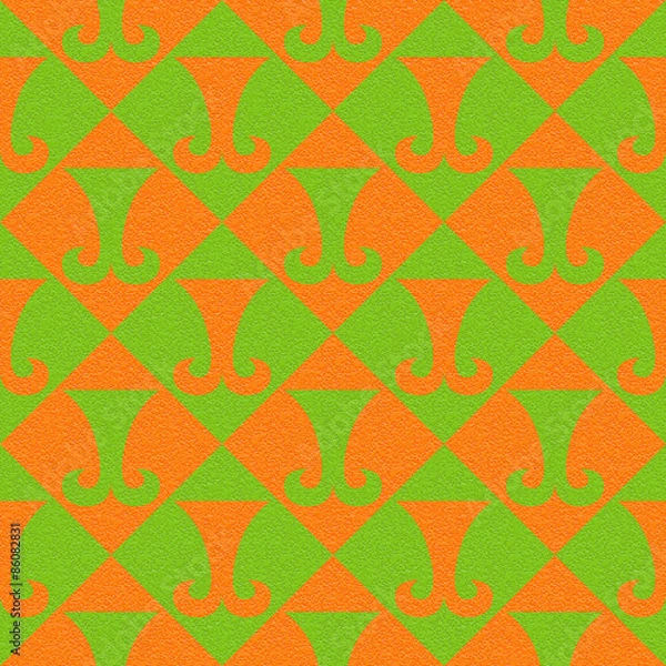 Fototapeta Abstract paneling pattern - seamless background - hipster symbol