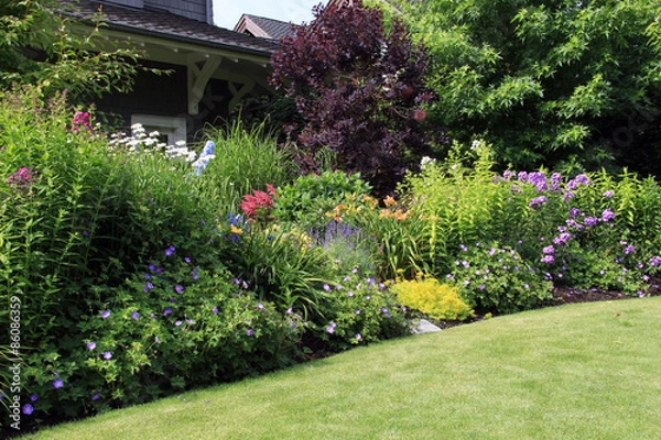 Obraz Łóżko ogrodowe