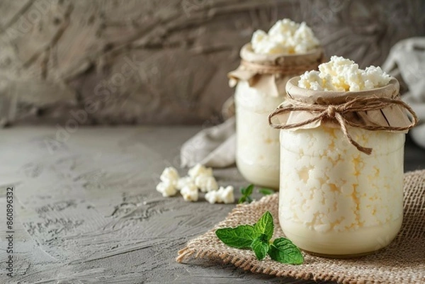 Obraz Fermenting kefir