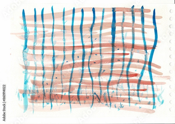 Fototapeta abstract watercolor background with splashes