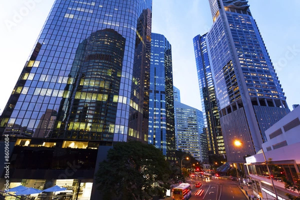 Obraz Brisbane city. Nights