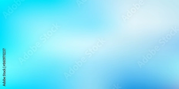 Fototapeta Light blue vector abstract blur background.