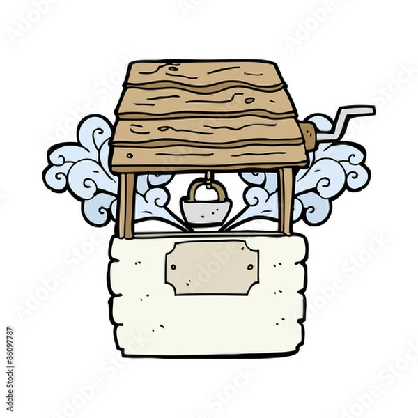 Fototapeta cartoon well