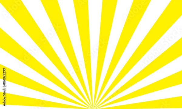 Fototapeta サンバースト集中線　背景素材
