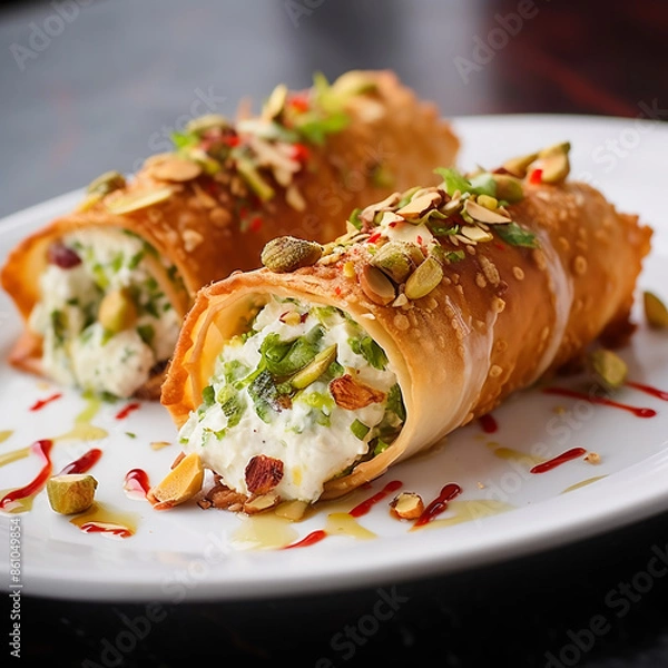 Obraz Spicy Chicken Cannoli