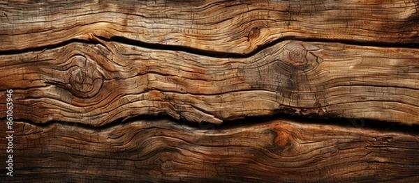 Fototapeta wooden texture with natural wood patterns. with copy space image. Place for adding text or design