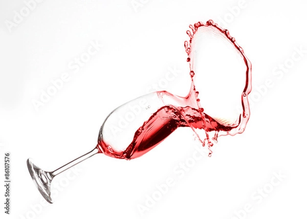 Fototapeta Plusk wina