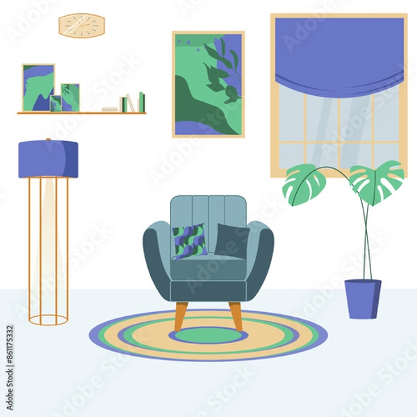 Obraz Reading Nook and Window