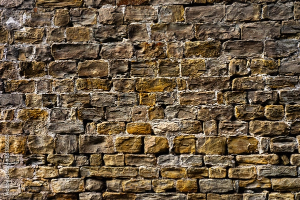 Fototapeta Very old stone wall texture close up