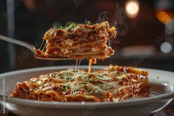 Obraz beef lasagna