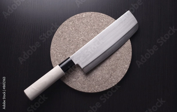 Fototapeta Kitchen Cleaver with Clipping Path