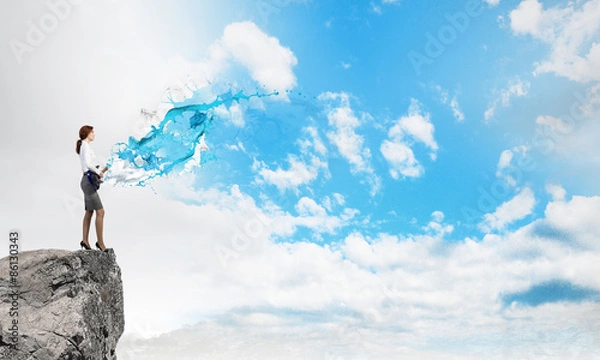 Fototapeta Playing melody of success