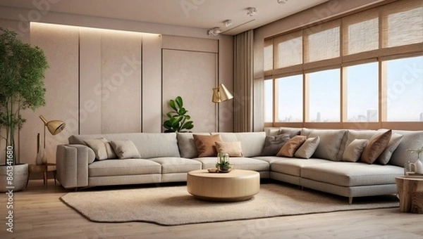 Obraz living room interior