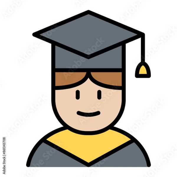 Fototapeta Graduation icon